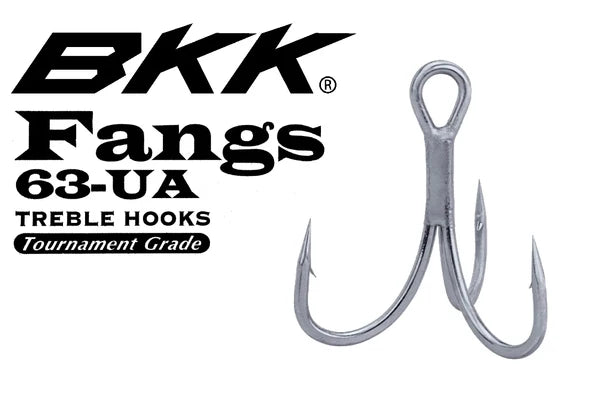 BKK Fangs 3X Treble Hooks